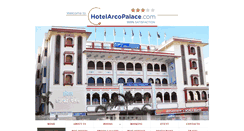 Desktop Screenshot of hotelarcopalace.com